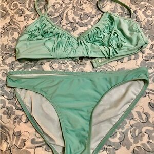 Turquoise bikini set